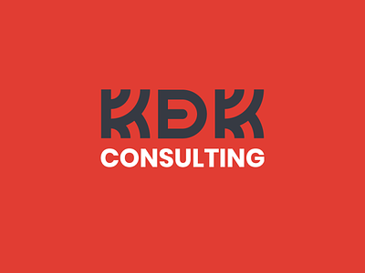 KDK Consulting brand and identity branddesign branddesigner branding clean design identity design logo logotype vector