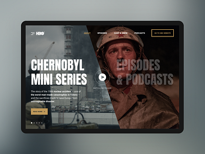 Chernobyl Promo app design figma photoshop principle sketch ui ux web design