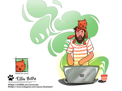 Tillubillu my pet adobe photoshop art branding characterdesign concept design drawing illustration pet style ui