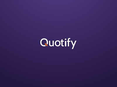 Quotify apiko branding flat icon illustration logo logotype typography vector