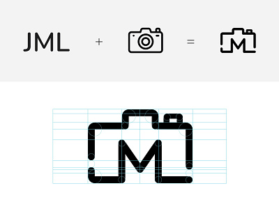 JML - Identity design for freelance photographer. branding bussines card design graphicdesign identity branding identitydesign logo minimal vector