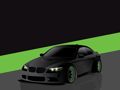 BMW Illustration adobe cars gradients illustration illustrator texture