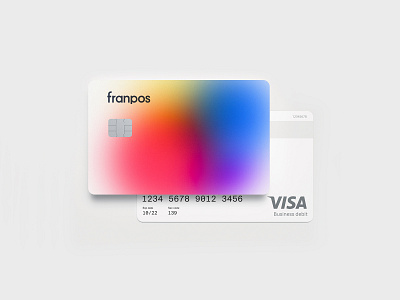 Franpos — Bank Card bank card brand brand design brand identity branding card design identity logo mbrt stationery typography