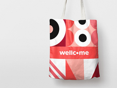 Wellcome — Bags bag bags brand brand design brand identity branding coliving design groceries grocery identity illustration mbrt merchandise design merchandising pattern patterns shapes vector wellcome