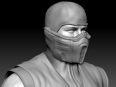 SubZero - WIP character model modeling sculpting wip zbrush