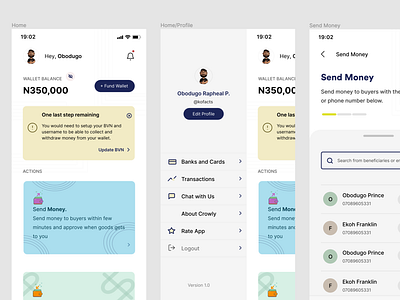 WIP for a Fintech Application