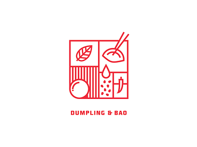 Dumpling & Bao - branding asian bao brand branding chinese design dumplings food icons japanese logo restaurant