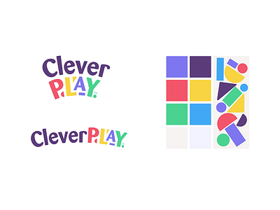 CleverPlay Logo auckland blocks branding child children design kids learning logo logotype play