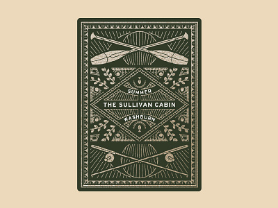 Sullivan Cabin Summer Playing Cards