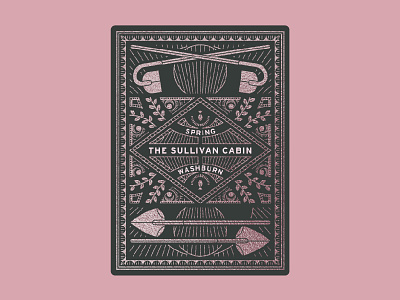 Sullivan Cabin Spring Playing Cards cabin cards foil hoe matt minnesota playing shovel spring sullivan