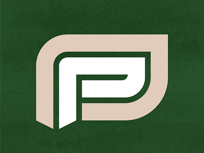 P + Arrow | Logo Concept | 003 003 arrow bold brand branding concept design direction green logo matt p point sullivan tan white