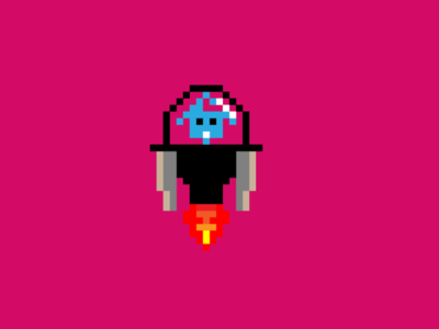 PGC2 alien character design game design pixel pixel art spaceship