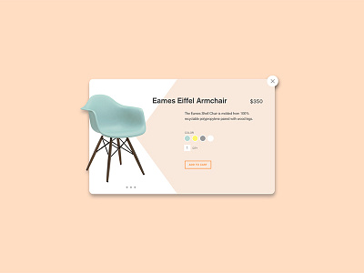 Daily UI #012 chair dailyui ecommerce product shop