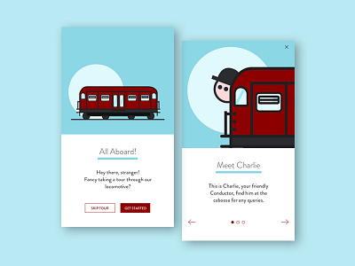 Daily UI #023 cards dailyui onboarding tour