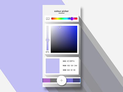 Daily UI 060 color colourpicker dailyui selector swatches uidesign uxdesign