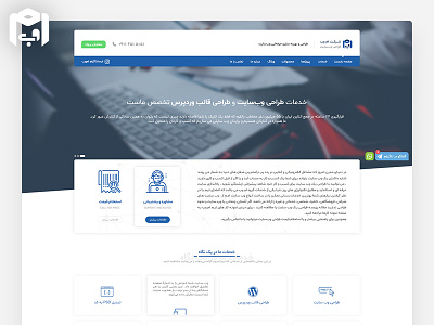 UI design of the MWeb website branding design ui web