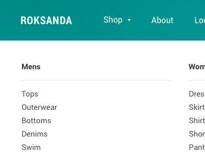 Roksanda Alt. ecommerce fashion shop