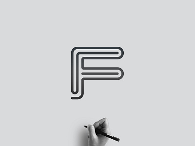 Letter F logo