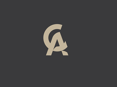C & A letters Logo brand branding ca letters clean iconic logo minimaliste monogram simple vector