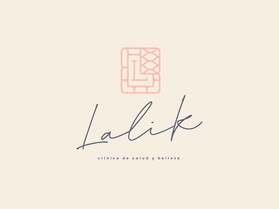 Lalik | Beauty and Health Clinic art direction beauty brand brand identity branding clinic combination mark design flat design graphic design health icon lettering logo minimal skincare typography vector