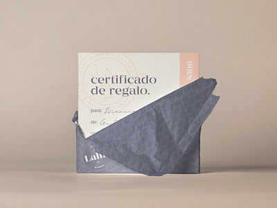 Lalik | Beauty and Health Clinic (gift certificate) art direction brand brand identity branding clinic combination mark design flat design gift certificate graphic design icon lettering logo minimal packaging print design stationary stationary design typography vector