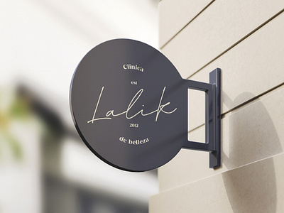 Lalik | Beauty and Health Clinic (wall sign)