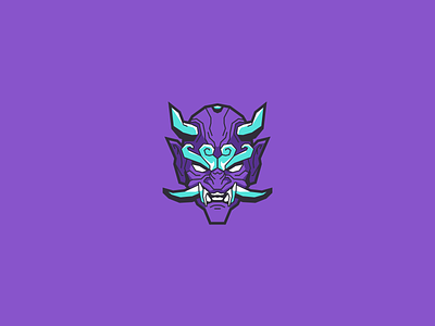 Purple Oni Mask