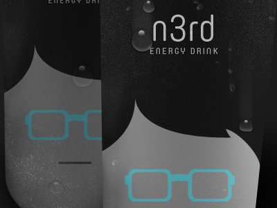 N3rd beverage energy drink package design