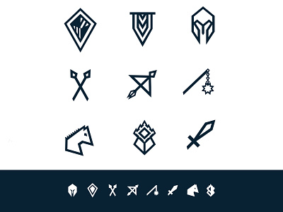 Full Medieval Icon Set