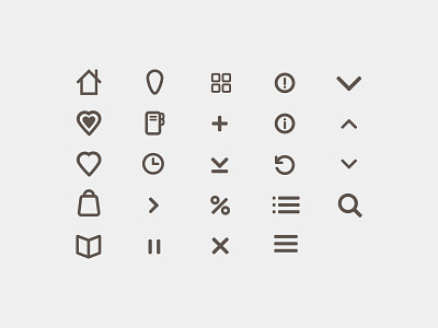 Bookloft Icon Set