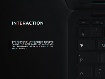 Interaction blackandwhite brandingdesign digitalbranding keyboard mockup visualidentity wol