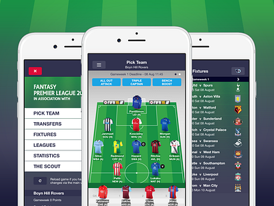 Fantasy Premier League App 2015/16