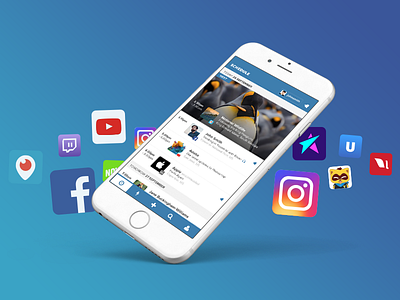 Stream Time - Scheduling for Live Video Streaming app facebook ios mobile periscope ui