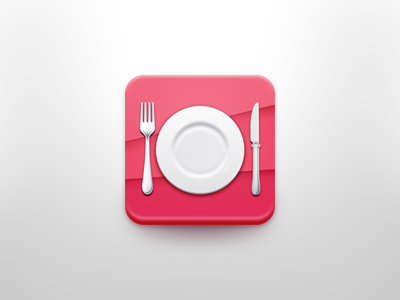 Tableware icon food fork icon ios knife restaurant ui
