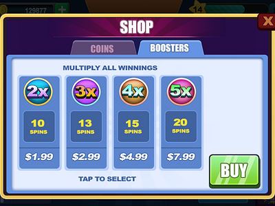 Game Shop UI design