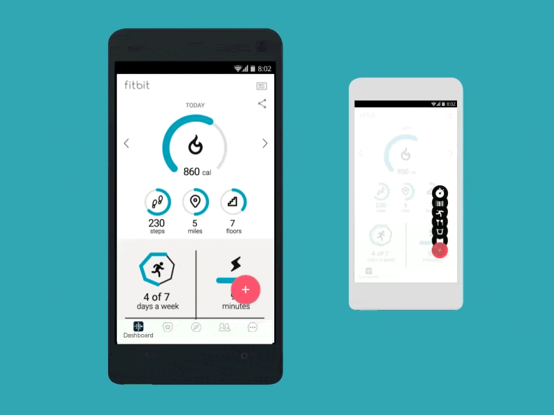 WIN animation - Fitbit redesign + case study