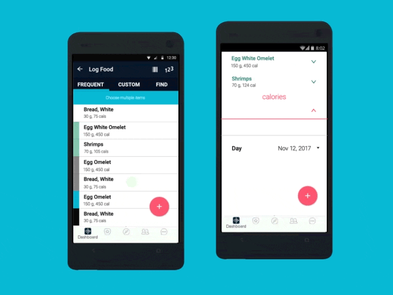 Faster Food Log - Fitbit redesign + case study