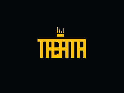 Tabata timer logo - for my concept app android app black concept contrast ios logo punk tabata timer tribal yellow