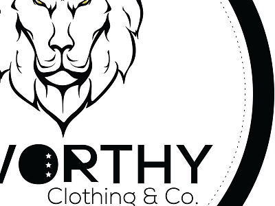 Jworthy Logo brand clothing line emblem lion logo