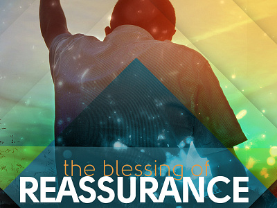 Blessing Reassurance album cover blessing church design diamonds dvd dover photoshop prayer sermon shards