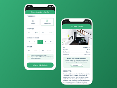 Looking for your future home ? mobile product design ui uiux