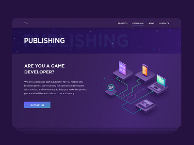 Page for Game Developers 💜