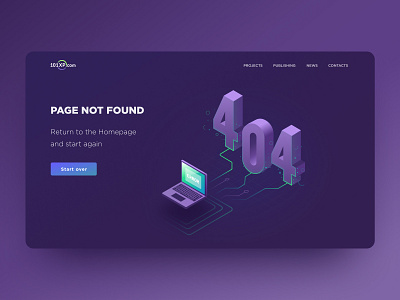 Concept 404 Page