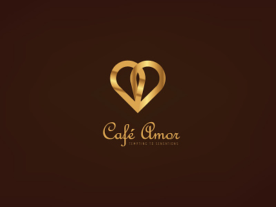 Logo Design for Brand Cafe Amor branding design illustration india logo typography