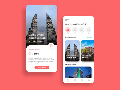 Travelling App adobe adobexduikit adventure clean free ios ios app mobile travel agency travel app ui ux ui design