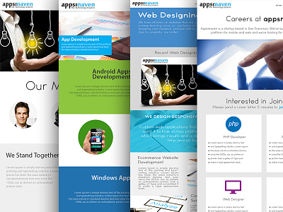 Appsmaven UI UX design apps design flat grid icon logo minimal stock tech ui ux website