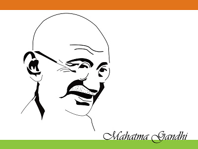 Mahatma Gandhi Vector artwork