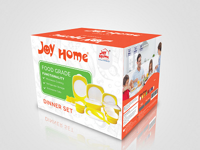 Box Packaging creative design dinner set mat micro packaging photography printing products
