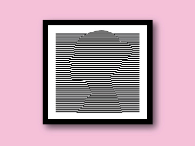 Lines of Expression 01 2017 abstract art creative design expressions pink portraits woman work