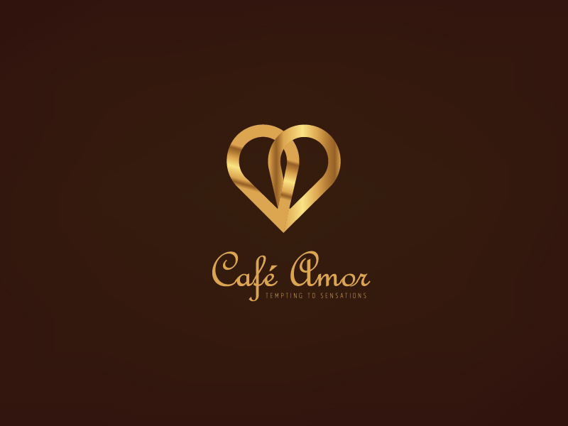  Cafe Amor Logo Design by Abhikreationz Dribbble Dribbble